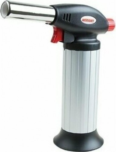 Газовая горелка REXANT GT-25 настольная с пьезоподжигом + керамика 12-0025