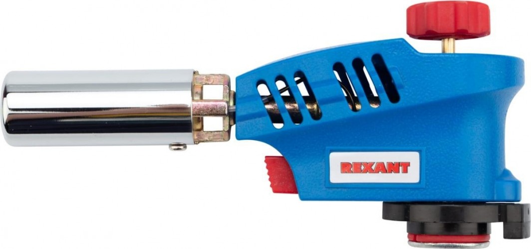 Газовая горелка REXANT GT-26 с пьезоподжигом + керамика 12-0026