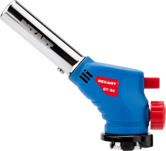 Газовая горелка REXANT GT-34 360° с пьезоподжигом 12-0034