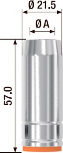 Газовое сопло  FUBAG FB 250 FB250.N.18.0 (2 шт.) FB250.N.18.0