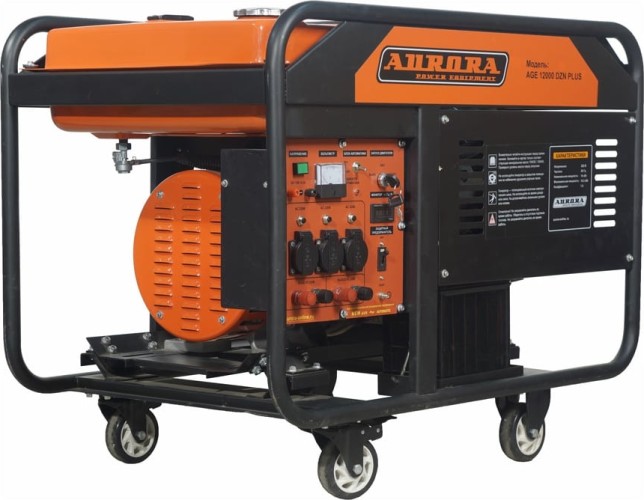 Генератор бензиновый AURORA AGE 12000 DZN PLUS с блоком АВР 14687 - изображение 2