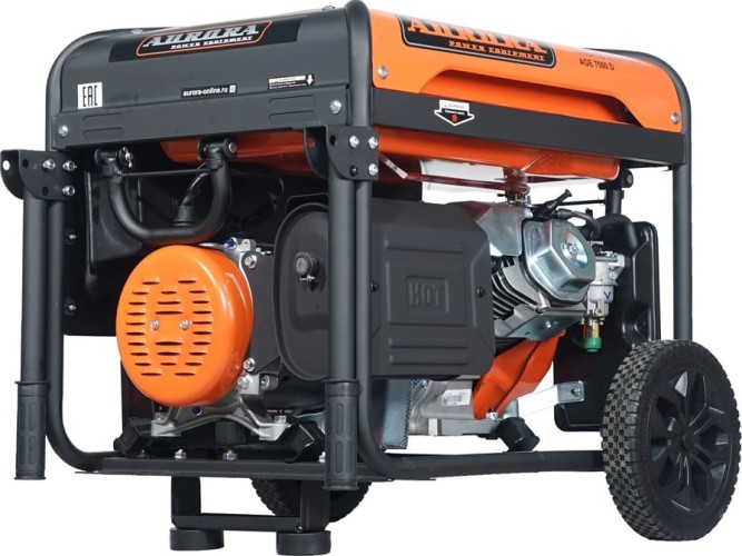 Генератор бензиновый AURORA AGE 7500 D электростартер 6775 - изображение 2