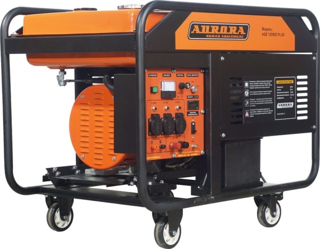 Генератор бензиновый AURORA AGE 12000 D PLUS 14685 - изображение 2