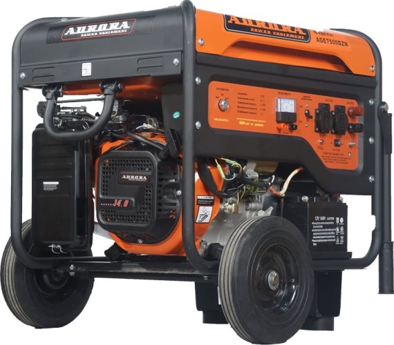 Генератор бензиновый AURORA AGE 7500 DZN с блоком АВР 10403 - изображение 4