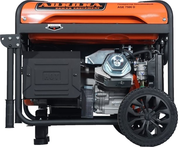 Генератор бензиновый AURORA AGE 7500 D электростартер 6775 - изображение 3