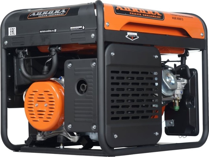Генератор бензиновый AURORA AGE 6500 D электростартер 6773 - изображение 5