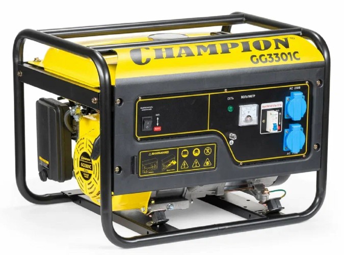 Генератор бензиновый CHAMPION GG3301C - изображение 2