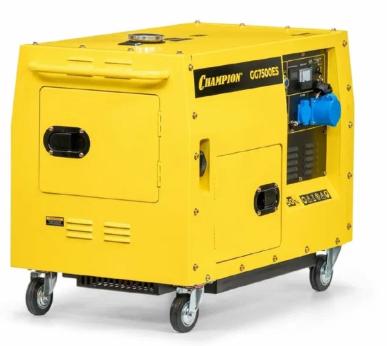 Генератор бензиновый CHAMPION GG7500ES в кожухе - изображение 3