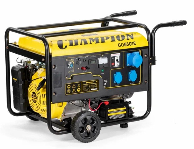 Генератор бензиновый CHAMPION GG6501Е+ATS с блоком АВР GG6501E - изображение 2