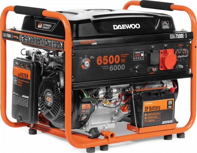 Генератор бензиновый DAEWOO GDA 7500E-3