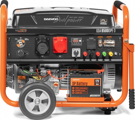 Генератор бензиновый DAEWOO GDA 9500 DPE-3 GDA 9500DPE-3 - изображение 2