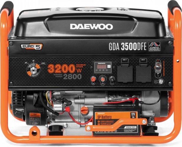 Генератор бензиновый DAEWOO GDA 3500 DFE (бензин/газ) - изображение 5