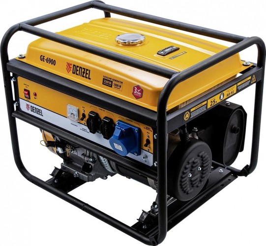 Генератор бензиновый Denzel GE 6900 94637 - изображение 2
