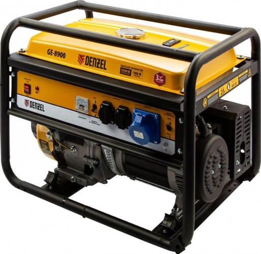 Генератор бензиновый Denzel GE 8900 94639 - изображение 3