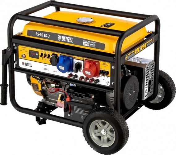 Генератор бензиновый Denzel PS 90 ED-3 946944 - изображение 4