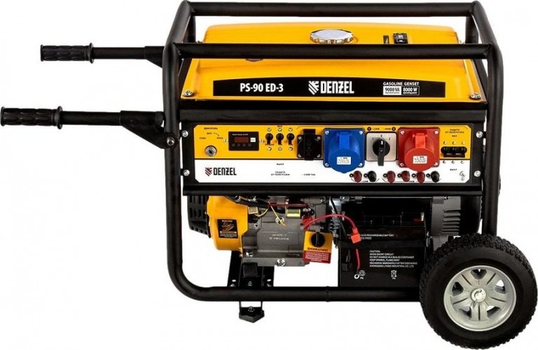 Генератор бензиновый Denzel PS 90 ED-3 946944 - изображение 3