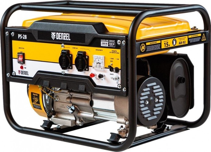 Генератор бензиновый Denzel PS 28 946824 - изображение 2