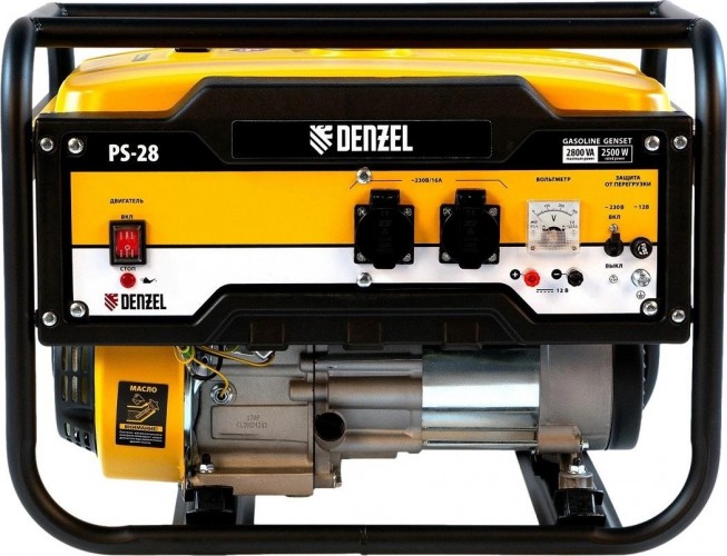 Генератор бензиновый Denzel PS 28 946824 - изображение 3
