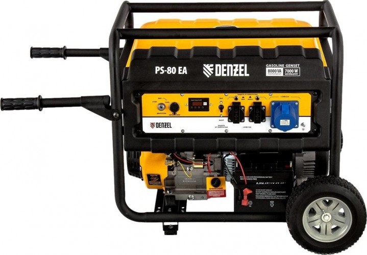 Генератор бензиновый Denzel PS 80 EA 946924 - изображение 3