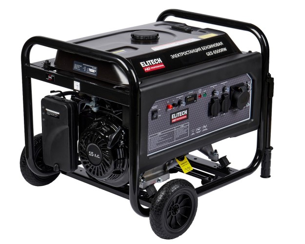 Генератор бензиновый ELITECH GES 6500RW HD 204667 - изображение 2