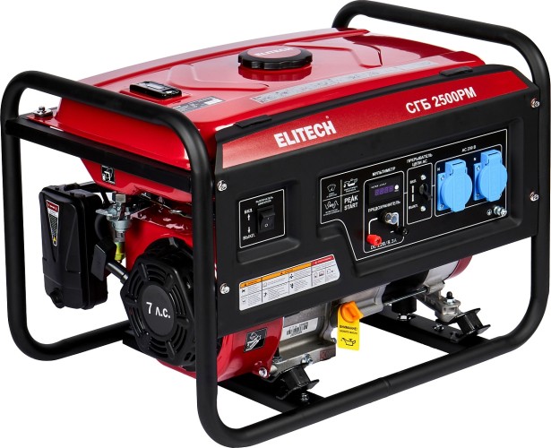 Генератор бензиновый ELITECH СГБ 2500РМ 204657 - изображение 2