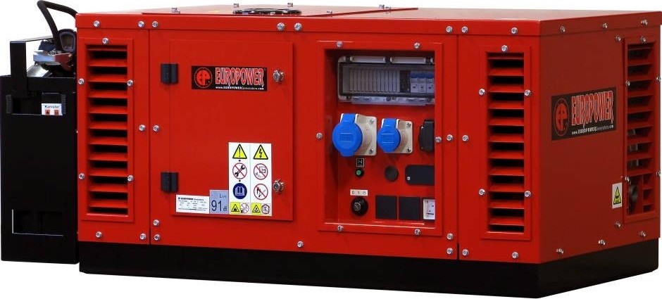 Генератор бензиновый EUROPOWER EPS 12000 E в кожухе 950001211-S3