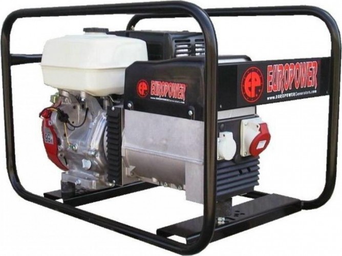 Генератор бензиновый EUROPOWER EP  5000 T (3x230v) для ж/д SA506