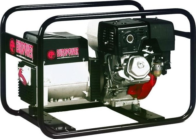 Генератор бензиновый EUROPOWER EP  6500 T (3x230v) для ж/д SA431