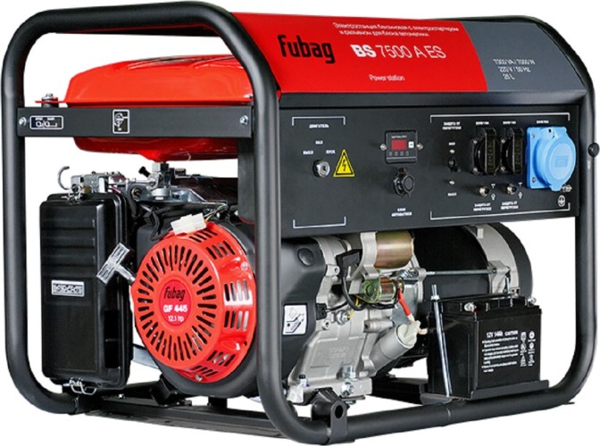 Генератор бензиновый FUBAG BS 7500 A ES с возможностью автоматизации 641031 - изображение 2