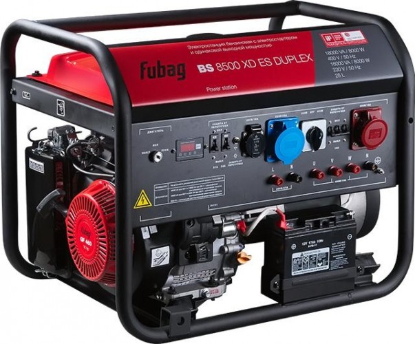 Генератор бензиновый FUBAG BS 8500 XD ES Duplex 641090
