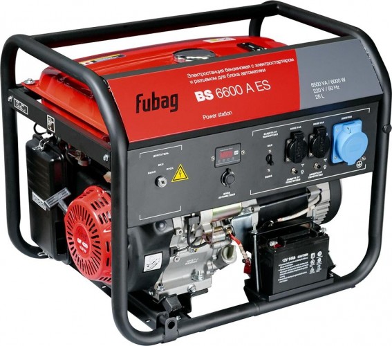 Генератор бензиновый FUBAG BS 6600 A ES с возможностью автоматизации 646281