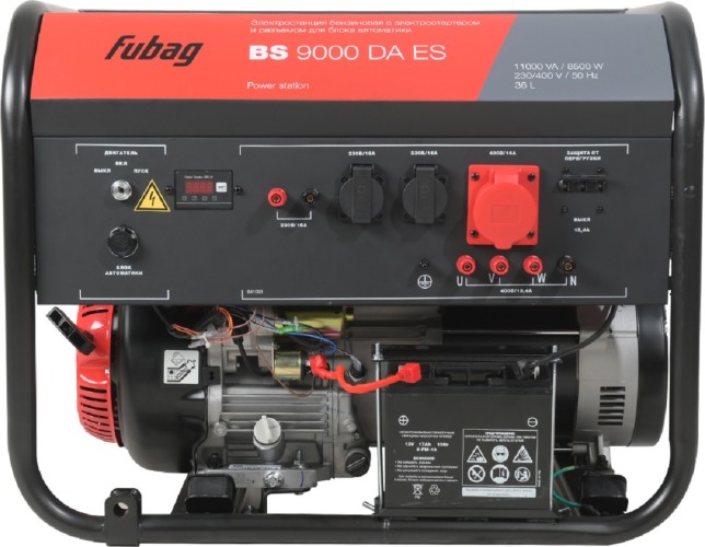 Генератор бензиновый FUBAG BS 9000 DA ES с возможностью автоматизации 641093 - изображение 2