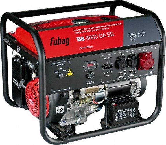 Генератор бензиновый FUBAG BS 6600 DА ES с возможностью автоматизации 8641492