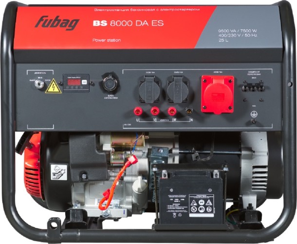 Генератор бензиновый FUBAG BS 8000 DA ES с возможностью автоматизации 641088 - изображение 3