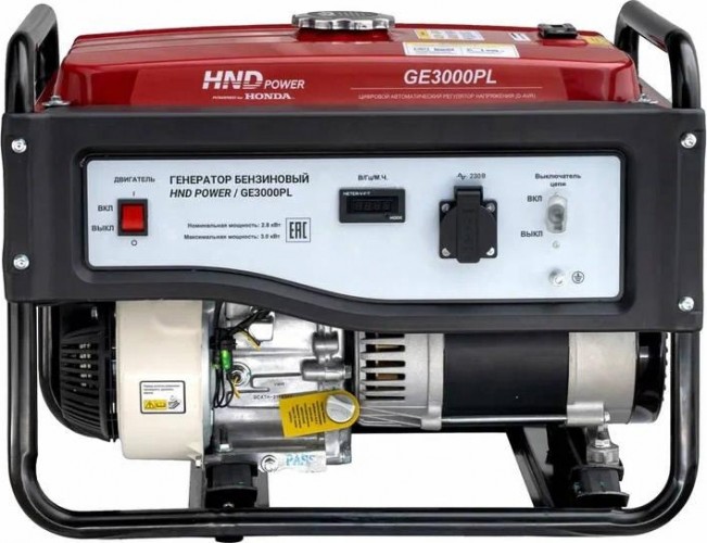 Генератор бензиновый HND GE 3000 PL GE3000PL - изображение 2