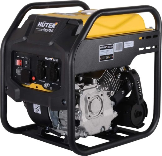 Генератор бензиновый HUTER DN 3700 i инверторный 64/10/28 - изображение 2