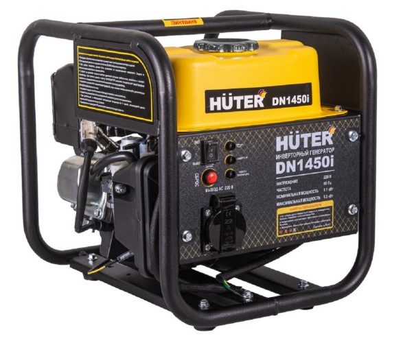 Генератор бензиновый HUTER DN 1450 i инверторный 64/10/17 - изображение 3
