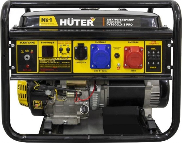 Генератор бензиновый HUTER DY 9500 LX-3 PRO 64/1/77 - изображение 3