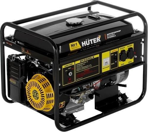 Генератор бензиновый HUTER DY 6.5 LX электростартер 64/1/75