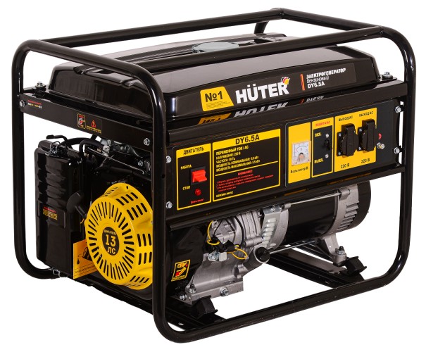 Генератор бензиновый HUTER DY 6.5 A 64/1/57