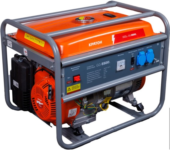 Генератор бензиновый КРАТОН GG-5500L 3 08 01 047 - изображение 4