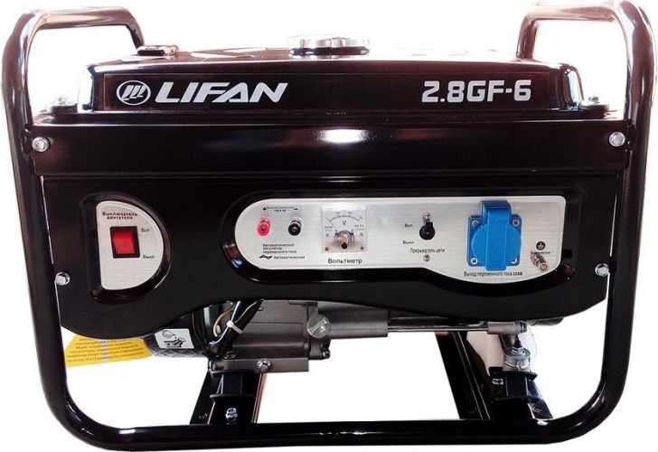 Генератор бензиновый LIFAN  3000 (2.8GF-6) 3000(2.8GF-6)