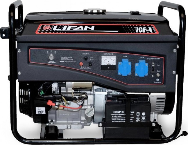 Генератор бензиновый LIFAN  7500E (7GF-4) 7500E (7GF-4)