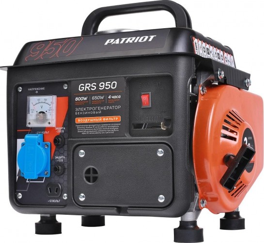 Генератор бензиновый PATRIOT GRS  950 двухтактный 476102219 - изображение 2