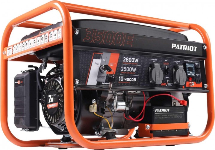 Генератор бензиновый PATRIOT GRS 3500E 476102250 - изображение 3
