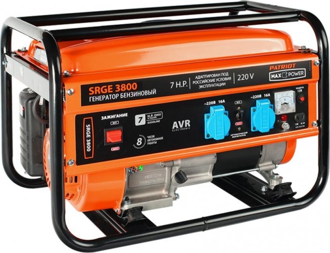 Генератор бензиновый PATRIOT MaxPower SRGE 3800 474103155