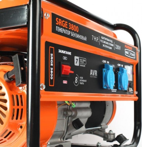 Генератор бензиновый PATRIOT MaxPower SRGE 3800 474103155 - изображение 2