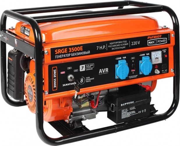 Генератор бензиновый PATRIOT MaxPower SRGE 3500 E 474103150