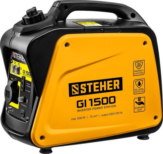 Генератор бензиновый Steher GI-1500 инверторный