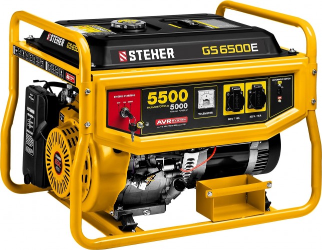 Генератор бензиновый Steher GS-6500Е